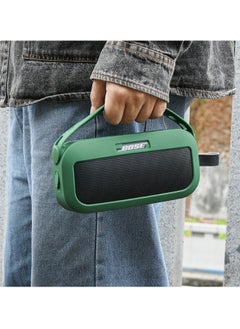 Silicone Speaker Case Cover, Compatible with New Bose SoundLink Flex Case, Protective Waterproof Soft Skin, Replacement Bluetooth Speakers Travel Carrying Case with Keychain Hook (Green) - pzsku/ZFD709B1030889BBE7316Z/45/_/1735215351/836eae2d-f880-4f91-ac14-a2e1ead340ea