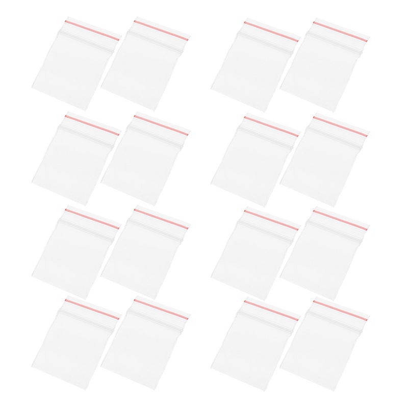100Pcs Miniature Clear Bags Dollhouse Storage Bags Mini Storage Bags Sealing Pouches - Image 4