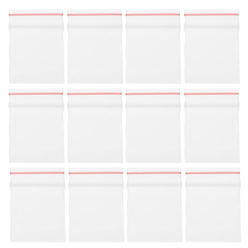 100Pcs Miniature Clear Bags Dollhouse Storage Bags Mini Storage Bags Sealing Pouches - Image 2
