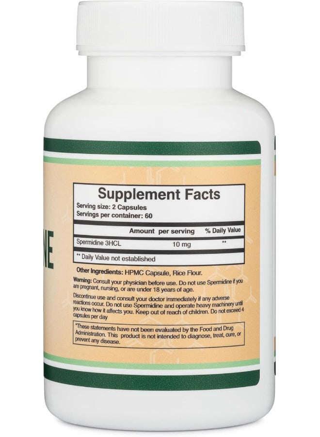 Double Wood Supplements سبيرميدين 10 ملغ لكل حصة - Image 3