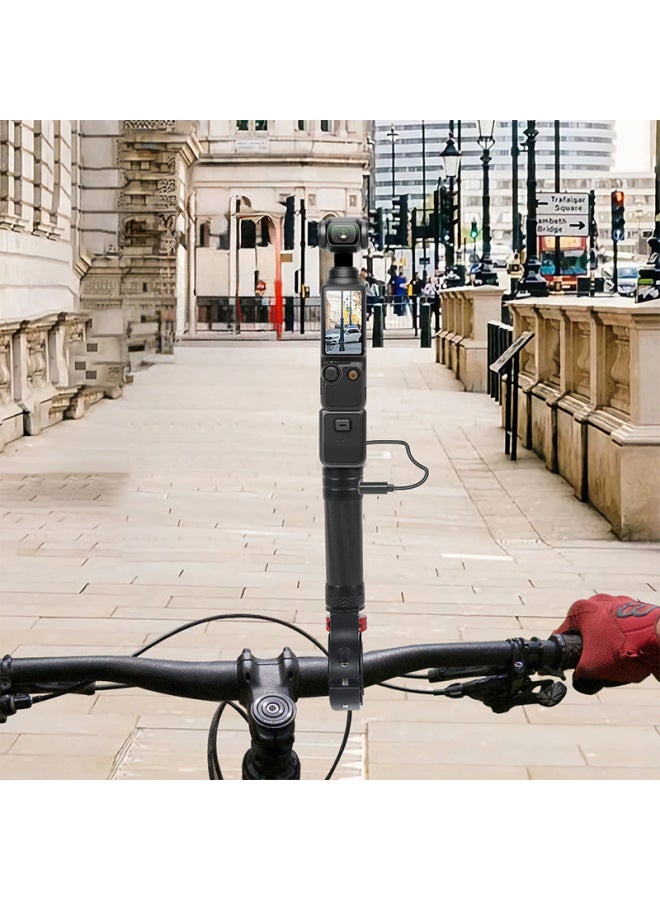 BGNing Is Suitable For GOPRO13 Stone 360X4 And Other Sports Cameras Portable Mobile Power Carbon Fiber Selfie Stick-Color:246mm Long Strong Magnetic Suction Cup Single Cold Shoe Carbon Fiber Selfie Stick - Image 3