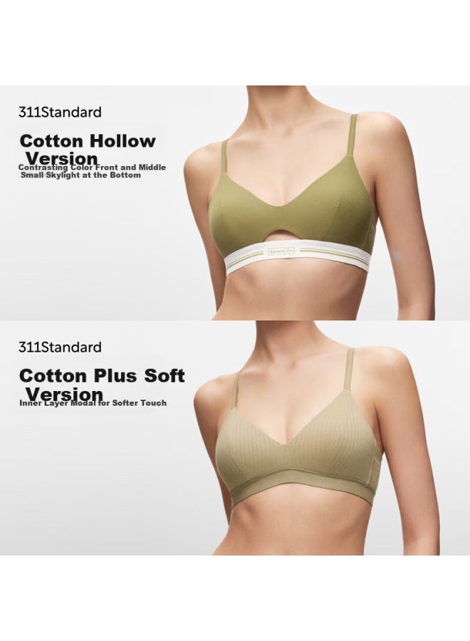 Bananain [zhao Lusi's Choice] Air Cup 311s French Triangle Cup, Women's Underwear, Cotton-like Thin Breathable Bra - Image 3