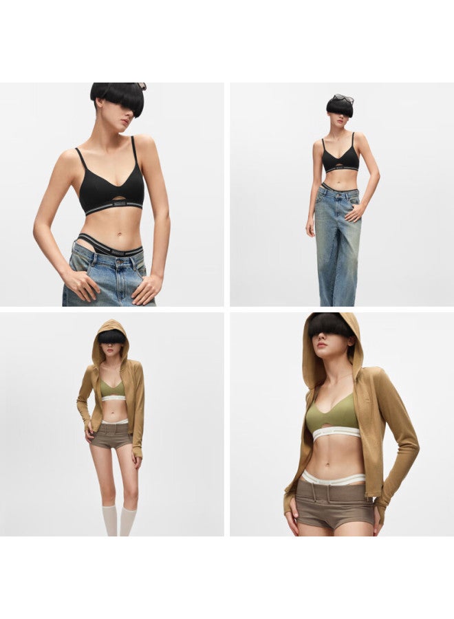 Bananain [zhao Lusi's Choice] Air Cup 311s French Triangle Cup, Women's Underwear, Cotton-like Thin Breathable Bra - Image 4