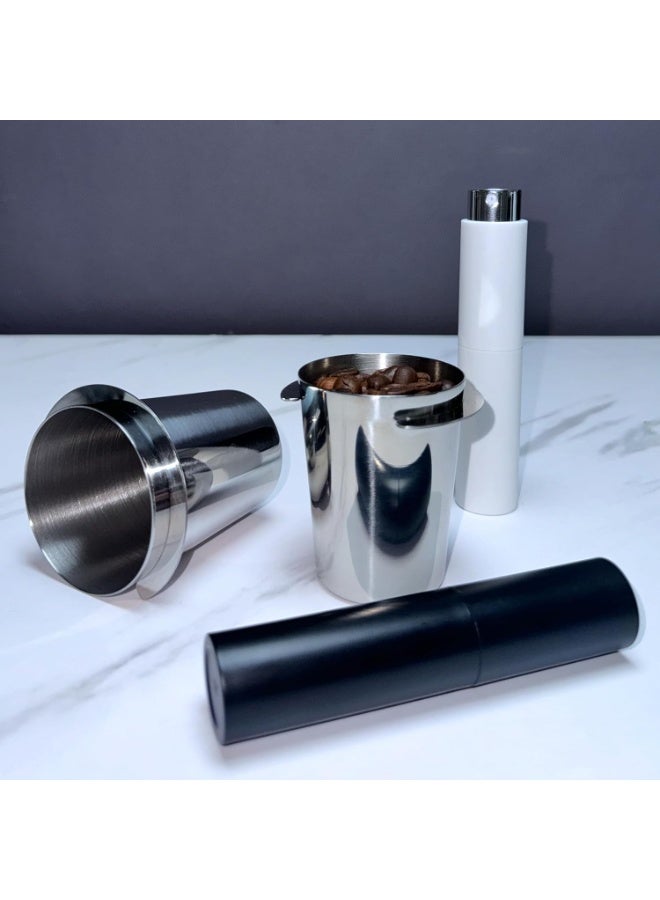 58mm Espresso Dosing Cup Black, Coffee Powder Feeder for Grinder & Espresso Machine, Reduces Waste and Ensures Accurate Dosing, Durable Metal Design for Home and Barista Use - Image 3
