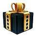 critigulf annoying kids Christmas gifts funny gift box for money and card holderlarge gag prank case with screws black and gold - Image 3