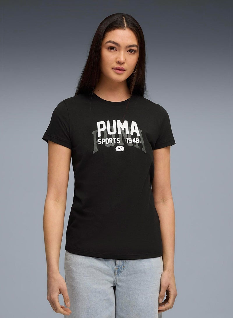 PUMA Graphic Varsity T-Shirt - Image 1