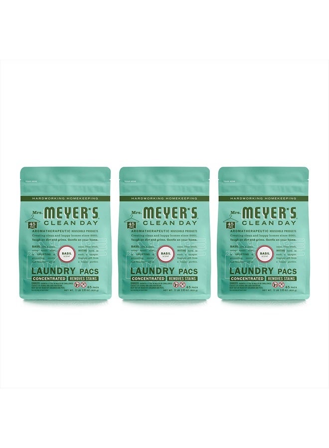 Mrs. Meyer's Clean Day Automatic Dish Packs, Basil Dishwasher Pods, (Pack of 1)  - Image 1