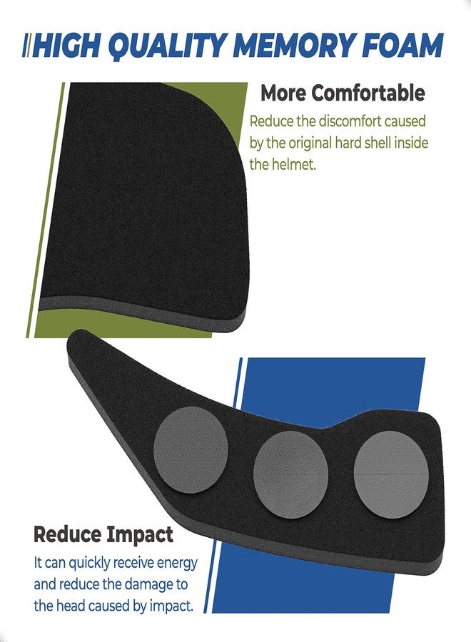 Dimakung Batting Helmet Padding Kit Use for Rawlings Softball & Baseball Helmet CFXFK, Coolflo, Velo, CFX, S70/S80 Series, Helmet Padding Kit Includes 1 PCS Front Padding & 2 PCS Side Padding - Image 4