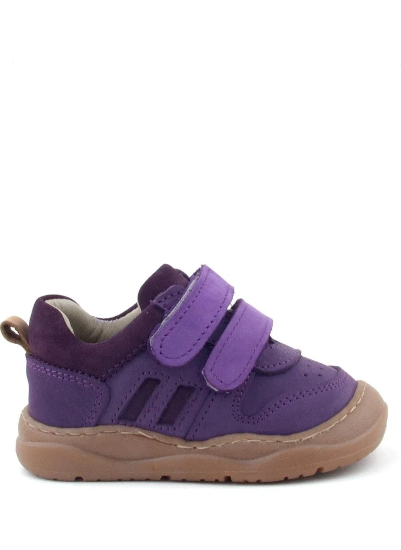 Rakerplus Schaggy Leather Purple Baby Girl Sneakers