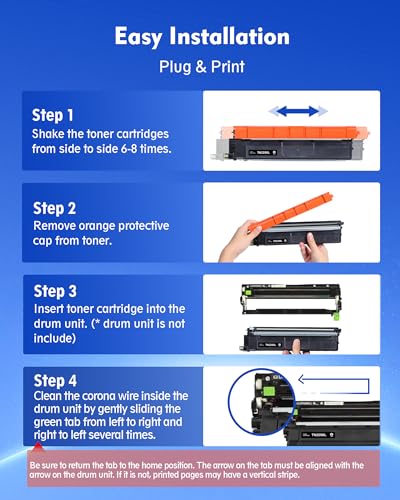 DMGE TN229XL Black Toner Cartridge Compatible with Brother MFC-L3780CDW HL-L3280CDW HL-L3220CDW MFC-L3720CDW HL-L3295CDW HL-L3300CDW Printers(1 Pack TN229) - Image 4