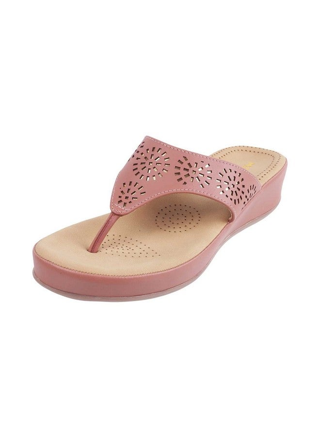 موتشي حذاء Mochi الصناعي المريح للنساء باللون الخوخي (المقاس (7 المملكة المتحدة (40 الاتحاد الأوروبي)) - Image 1