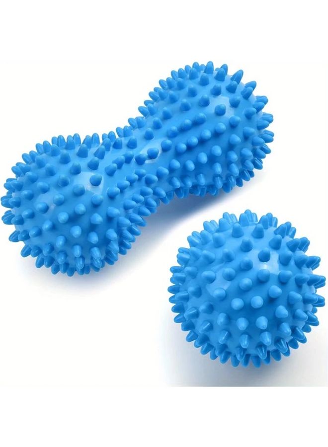 2 Pack Green Spiky Massage Ball Set For Myofascial Release Deep Tissue Trigger Point Therapy - Image 2