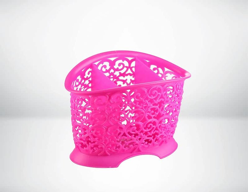 Max Plast Lace Spoon Holder 21.5x12.5x15.5 Pink