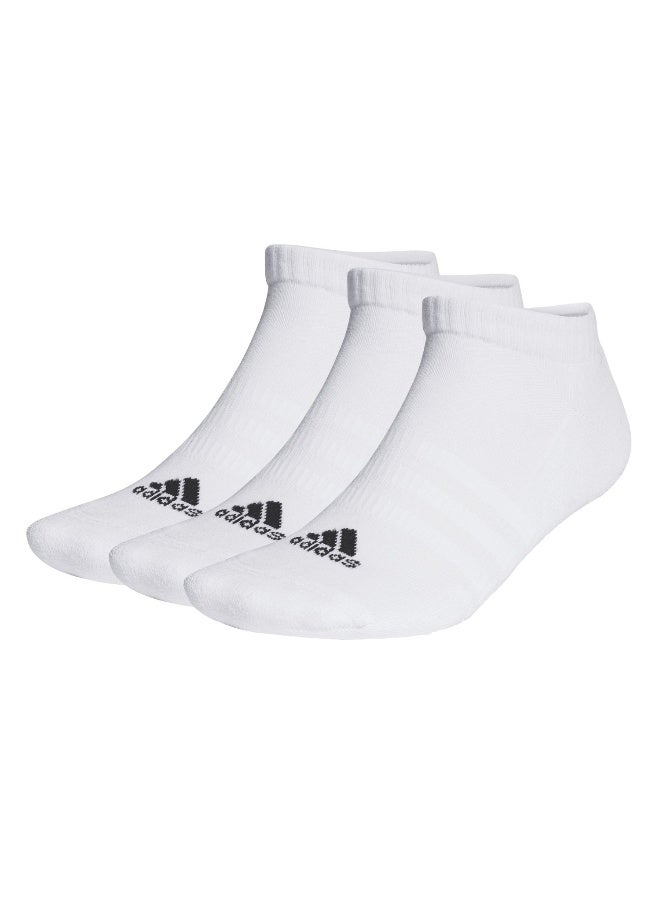 Adidas adidas cushioned sportswear 3 pair pack unisex no show socks 