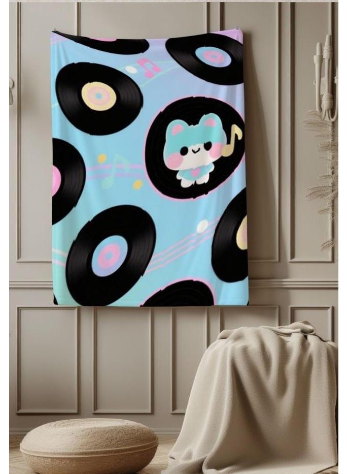 general Children's or student cartoon flannel thin blanket (warm and comfortable, suitable for sleep, games) 100cm*150cm - Image 3