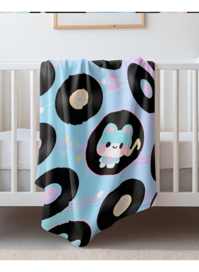 general Children's or student cartoon flannel thin blanket (warm and comfortable, suitable for sleep, games) 100cm*150cm - Image 4