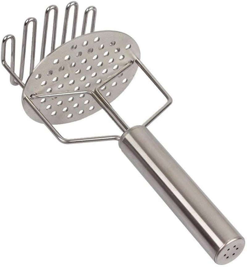 Fulkiza Olive Pav bhaji Potato Vegetable Smasher 2 Layer Potato Masher Stainless Steel Potato Masher Pav Bhaji MasherDual Layer Potato Smasher - Image 1