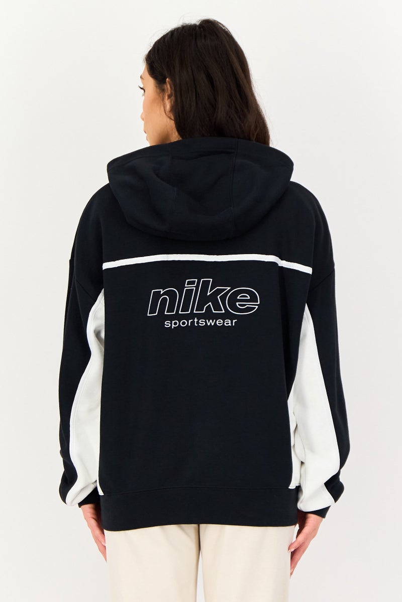 Nike Women Oversized Fit Long Sleeve Outdoor Hoodie, Multicolor - Image 3