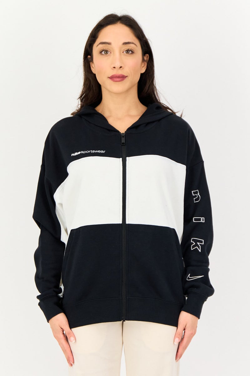 Nike Women Oversized Fit Long Sleeve Outdoor Hoodie, Multicolor - Image 1