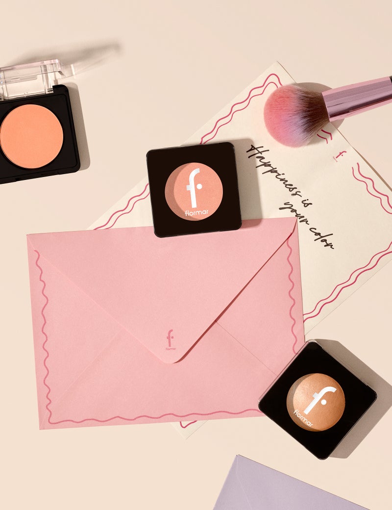 فلورمار Blush-On Highly Pigmented & Matte Finish Compact Powder Blush 115 Red Velvet - Image 4