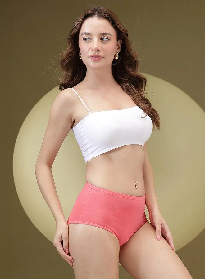 Clovia High Waist Hipster Panty with Inner Elastic