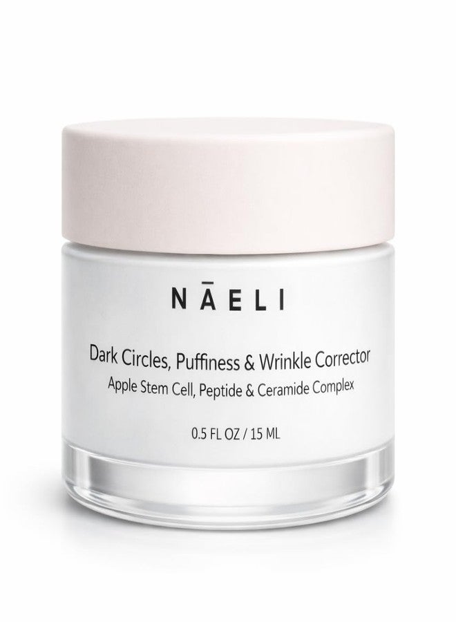 NAELI Eye Cream for Dark Circles, Puffiness & Wrinkles with Anti Aging Apple Stem Cell & Peptide Complex - Reduces Fine Lines, Diminishes Bags & Restores Under Eye, 15ml - Image 1