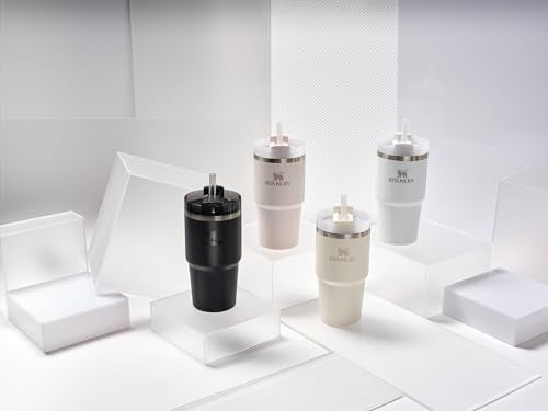 Stanley Quencher H2.0 FlowState Stainless Steel Vacuum Insulated Tumbler with Lid and Straw for Water  Iced Tea or Coffee  Smoothie and More  Stone  20oz - Image 5