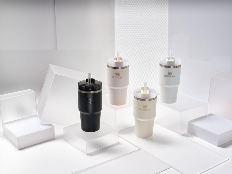 Stanley Quencher H2.0 FlowState Stainless Steel Vacuum Insulated Tumbler with Lid and Straw for Water  Iced Tea or Coffee  Smoothie and More  Stone  20oz - Image 4