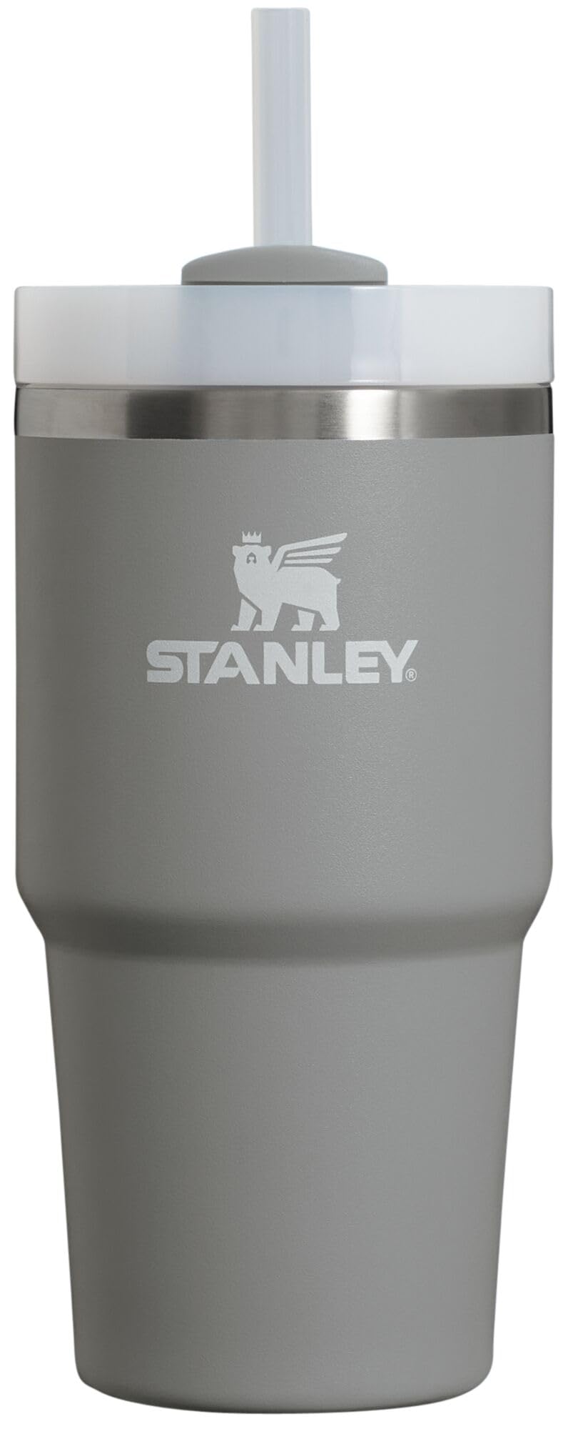 Stanley Quencher H2.0 FlowState Stainless Steel Vacuum Insulated Tumbler with Lid and Straw for Water  Iced Tea or Coffee  Smoothie and More  Stone  20oz - Image 1
