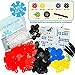Brain Flakes 3in1 Building Kit with Detailed Step by Step Instructions 580 Pieces to Build All 3 Vehicles Wheel Pieces and Special Parts are Included Ages 7 and Up - Image 3