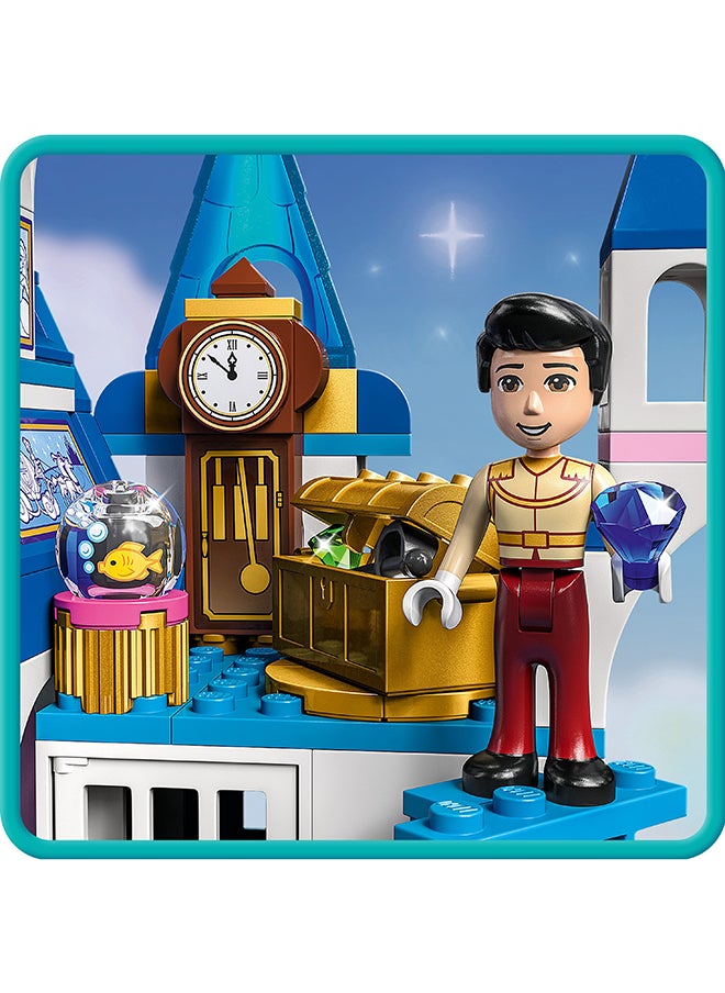 LEGO - Disney Princess Cinderella and Prince Charming’s Castle 43206 Building Kit; A Fun, Buildable Toy Set for Fans of Princesses and Castles; Beloved Characters Enhance the Play for Kids Aged 5 and up (365 Pieces) - Image 1