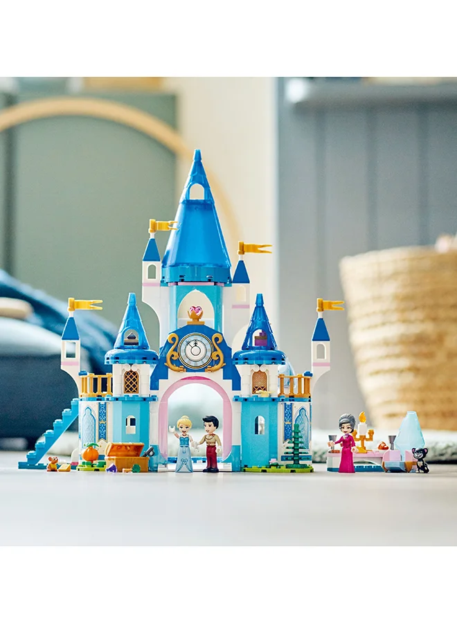 LEGO Disney Princess Cinderella and Prince Charming’s Castle 43206 Building Kit; A Fun, Buildable Toy Set for Fans of Princesses and Castles; Beloved Characters Enhance the Play for Kids Aged 5 and up (365 Pieces)