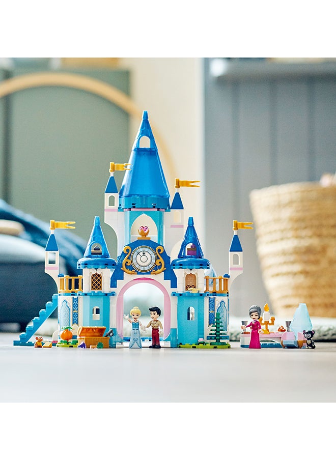 LEGO - Disney Princess Cinderella and Prince Charming’s Castle 43206 Building Kit; A Fun, Buildable Toy Set for Fans of Princesses and Castles; Beloved Characters Enhance the Play for Kids Aged 5 and up (365 Pieces) - Image 1