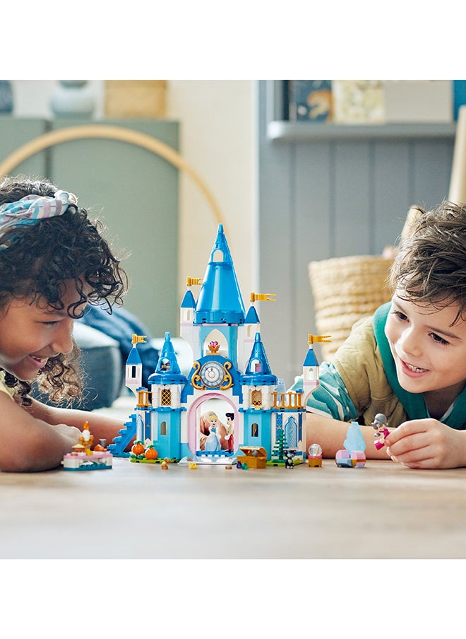 LEGO - Disney Princess Cinderella and Prince Charming’s Castle 43206 Building Kit; A Fun, Buildable Toy Set for Fans of Princesses and Castles; Beloved Characters Enhance the Play for Kids Aged 5 and up (365 Pieces) - Image 1