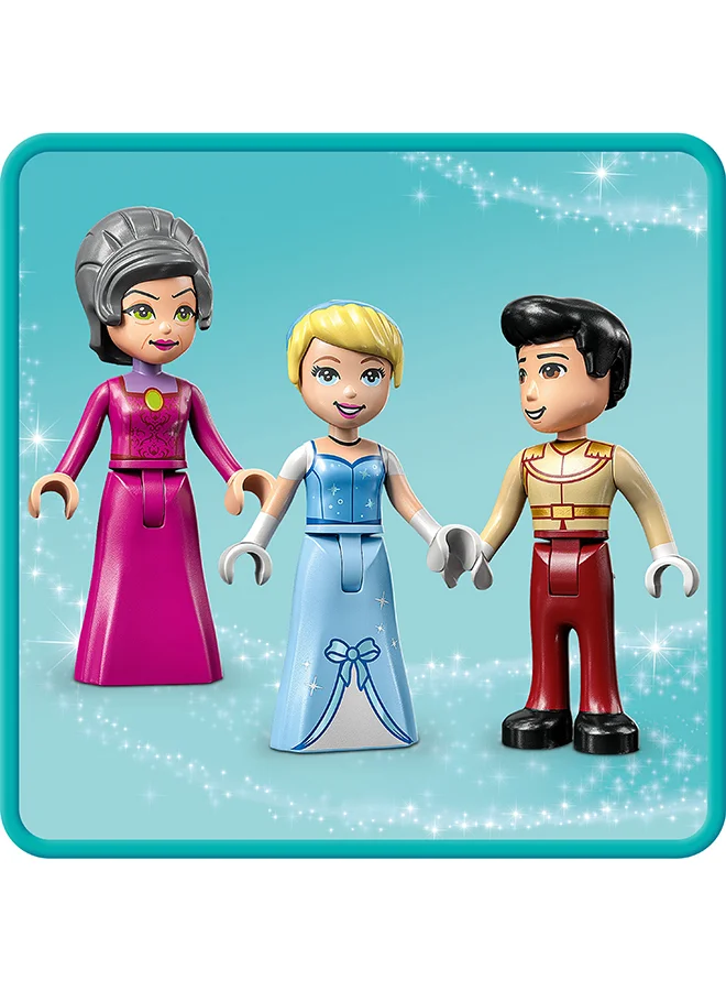 LEGO Disney Princess Cinderella and Prince Charming’s Castle 43206 Building Kit; A Fun, Buildable Toy Set for Fans of Princesses and Castles; Beloved Characters Enhance the Play for Kids Aged 5 and up (365 Pieces)