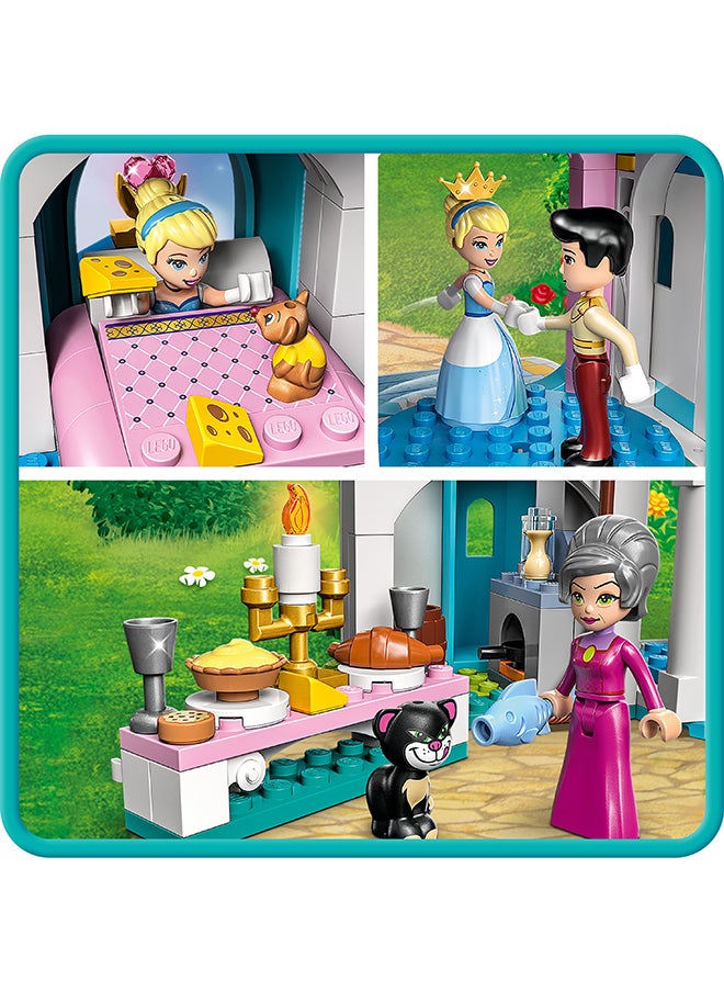 LEGO - Disney Princess Cinderella and Prince Charming’s Castle 43206 Building Kit; A Fun, Buildable Toy Set for Fans of Princesses and Castles; Beloved Characters Enhance the Play for Kids Aged 5 and up (365 Pieces) - Image 1