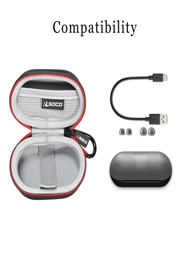 RLSOCO Carrying Case for Sony WF-XB700 Truly Wireless Bluetooth Earbud Headphones (Case Only) - Image 2