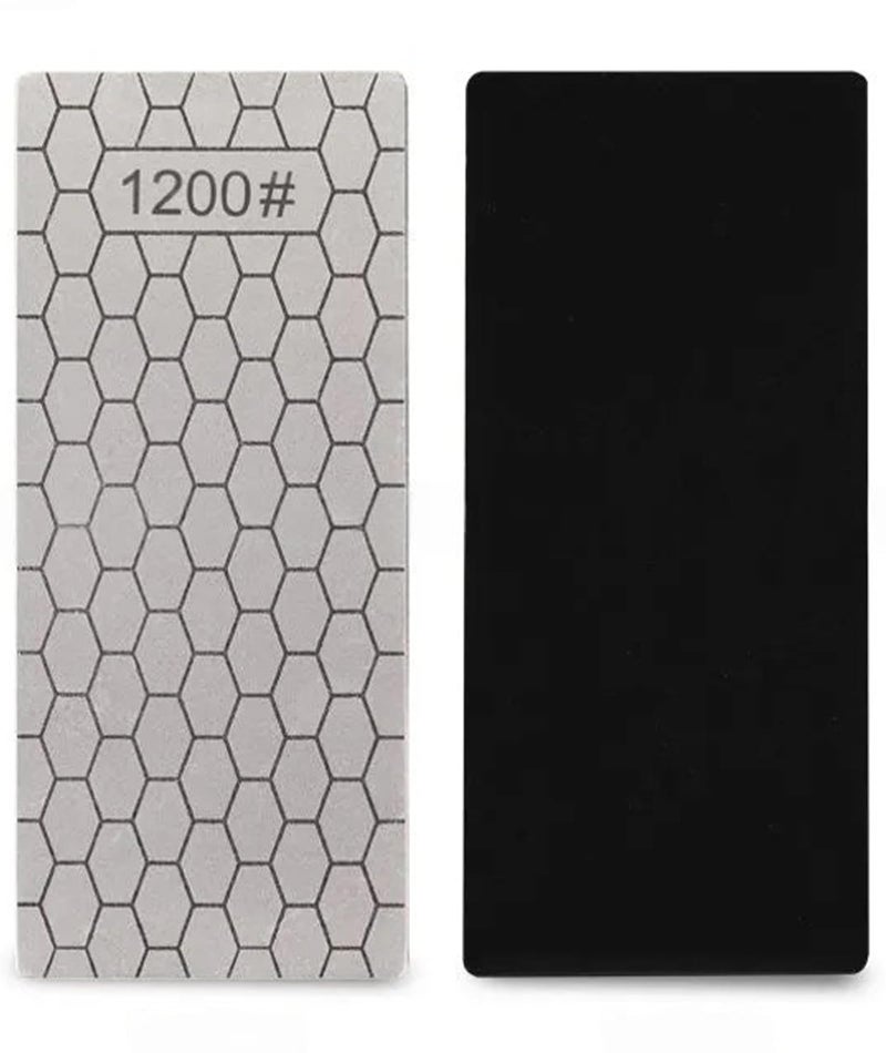 Vihaanta Knife Sharpener Stone, Knife Sharpener Tool, Stone with Non-Slip Pad, Efficient Tool for Kitchen Knives, Scissors and Chisels, 152 x 63 mm - Image 1