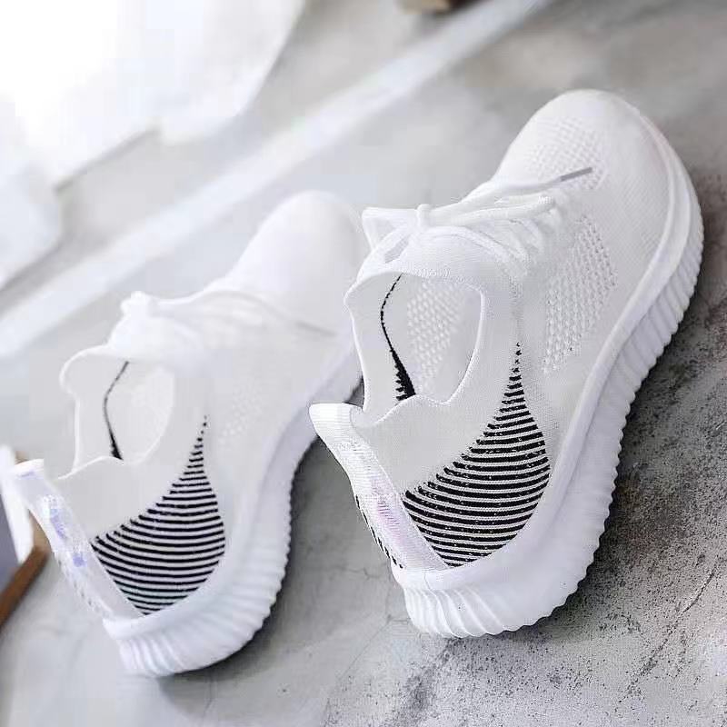2025 Spring White Shoes Women'S Shoes Flat New Style Breathable Sports Mesh All-Match Summer Thin Hollow White Shoes - Image 4