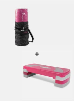 KANGAROO Step exercise stair set with exercise mat Bundle 