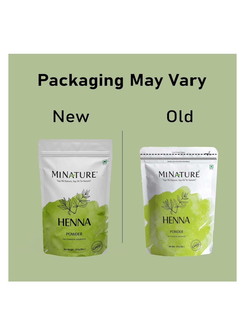 mi nature - Minature Henna Powder Lawsonia Inermis Pure Natural and Organic From Rajasthan India - Image 1