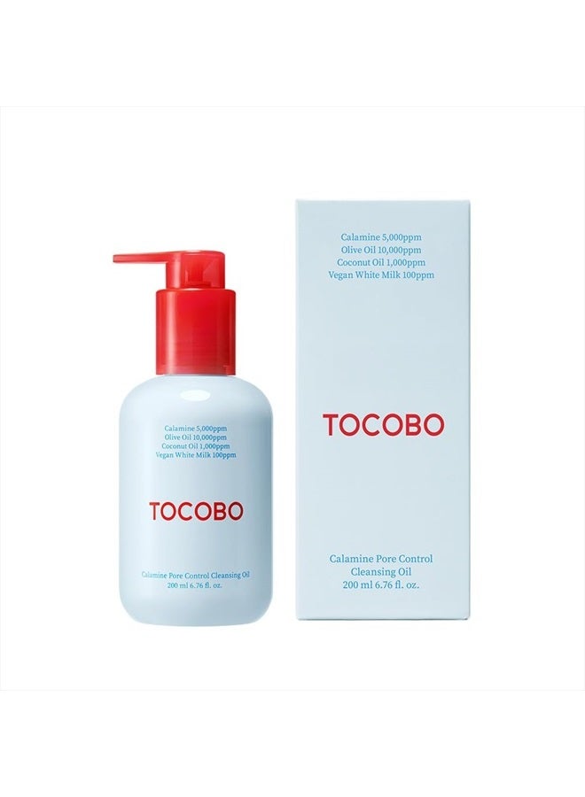 Tocobo Calamine Pore Control Cleansing Oil 200ml / 6.76 fl oz | Blackheads, Make-up Cleansing, Pore Care, Deep Cleansing, mothers day - Image 1