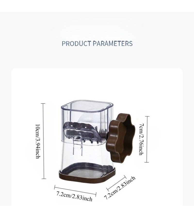 Brown Hand Blender For Nut And Chocolate Crushing Walnut Peanut And Seed Manual Crusher Grinding Machine - Image 3