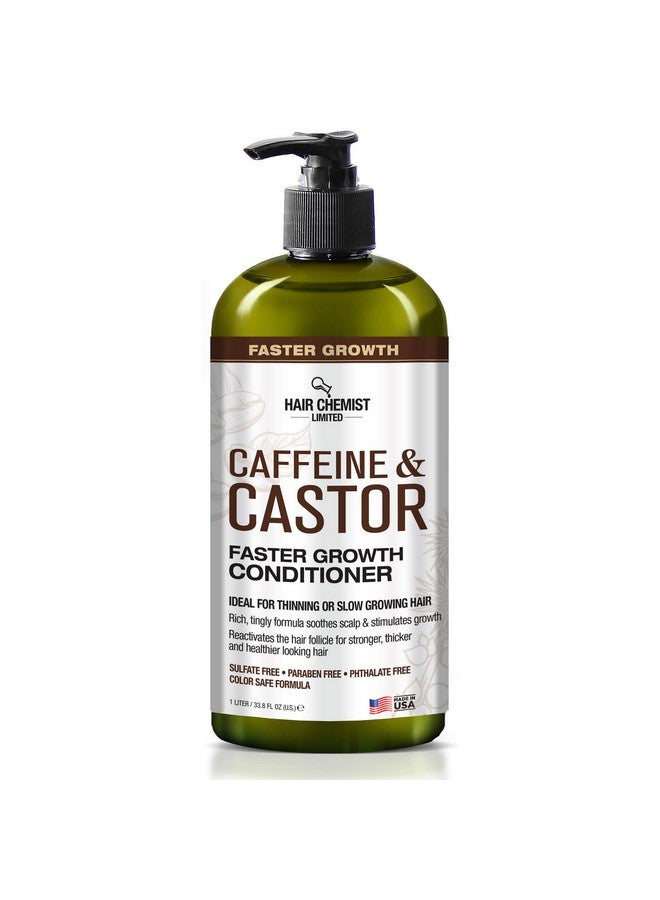 Hair Chemist Caffeine And Castor Faster Growth Conditioner 33.8 Oz. Hair Conditioner For Faster Hair Growth - Image 2