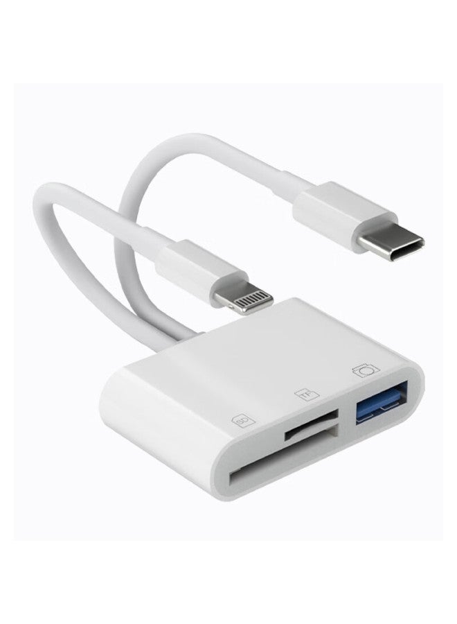 Linkstone Liantuo Type-c/apple Card Reader, Compatible With Multi-function Card Readers, Apple Card Reader For Tf/sd Cards, Huawei Card Reader, Two-in For Phones And Car Use - Image 4