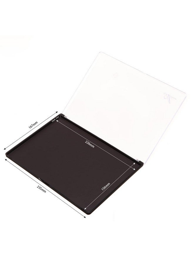 Allwon Large Empty Magnetic Transparent Plastic Makeup Palette For Eyeshadow Lipstick Blush Powder - Image 3