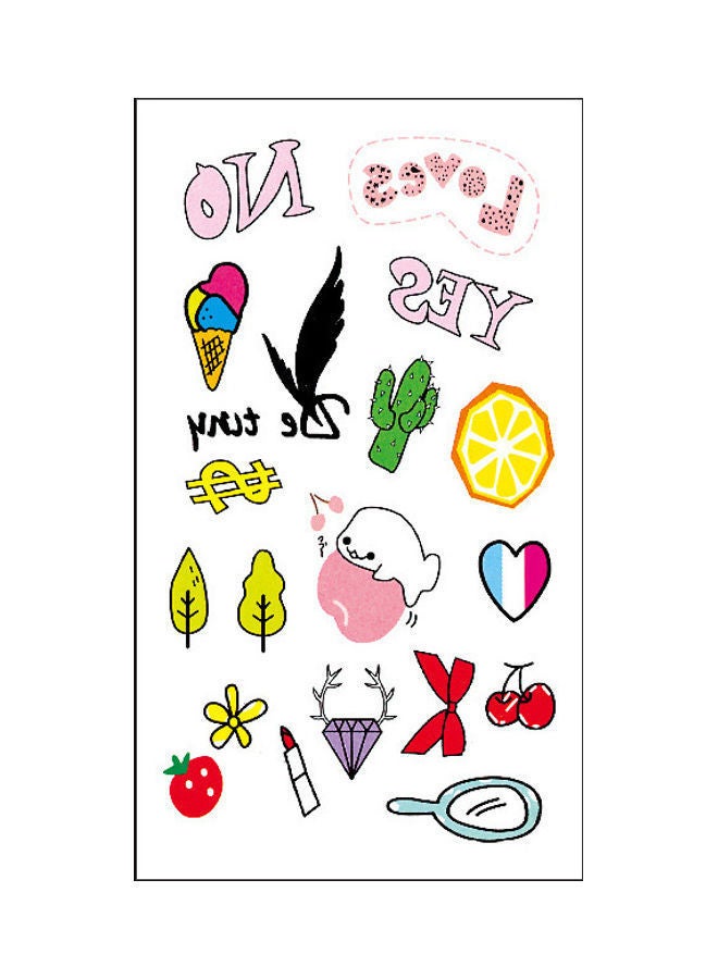 نيبمينينت ملصق تاتو مؤقت عصري مقاوم للماء متعدد الألوان - Image 1