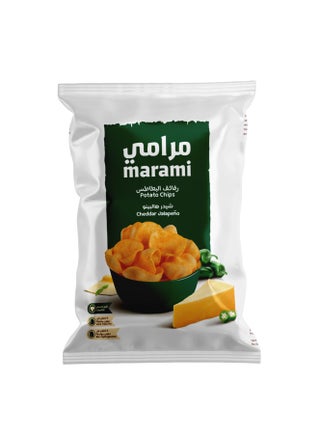 شيبس بطاطس بنكهة الشيدر و جاليبينو