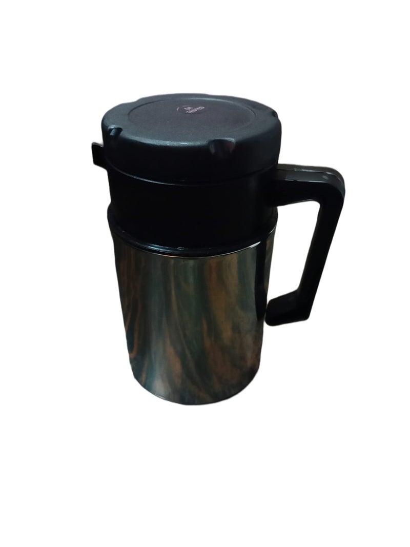 CLASSIC ESSENTIALS Stainless Steel Coffee Travel Mug, Double Wall Reusable Coffee Cup (Pack of 2, 200 ml Capacity,Silver) - Image 3