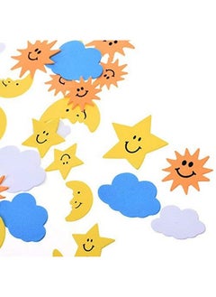 Bcp 108 Pieces The Blue Sky, The Sun, The Moon Shapes Self-Adhesive Foam Stickers For Craft Art Project - pzsku/ZFD7268B19EB303898D79Z/45/_/1734348073/adc52012-a782-4b77-99fa-7d0c95c185e3